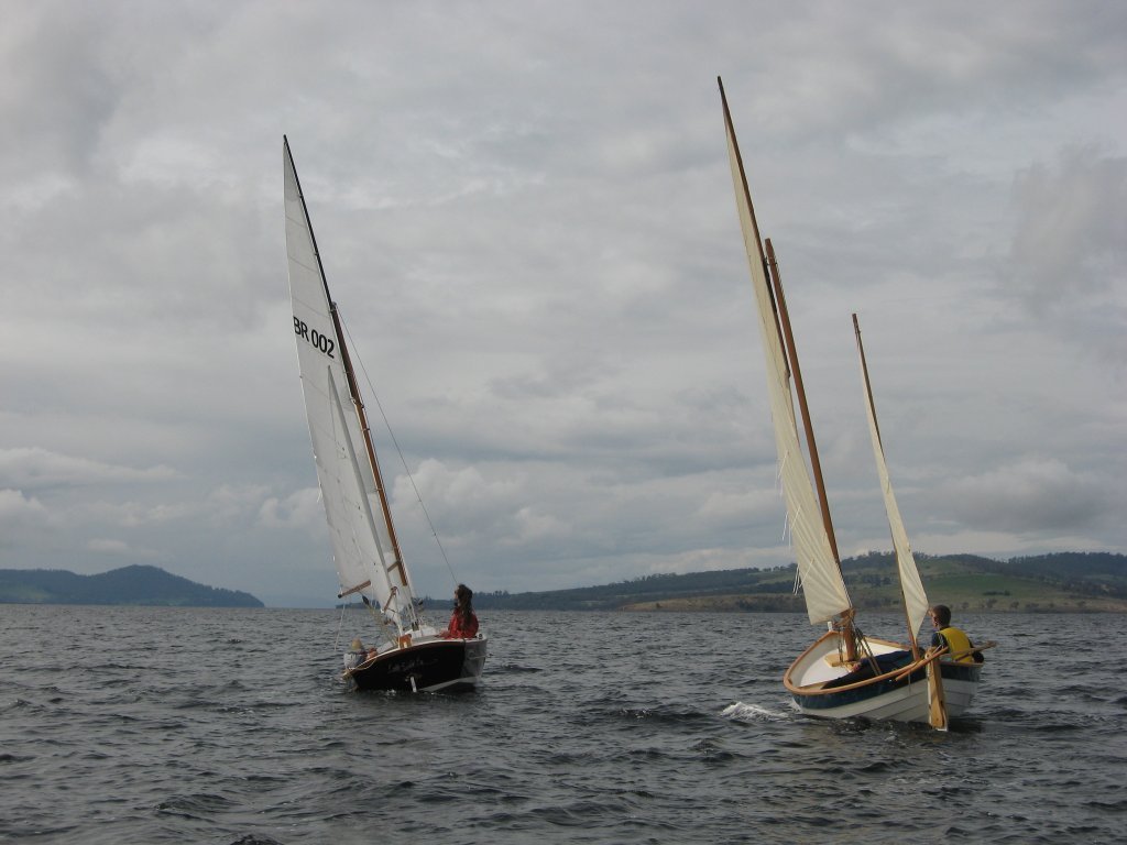 BayRaider 20 and Caledonia Yawl sailing together